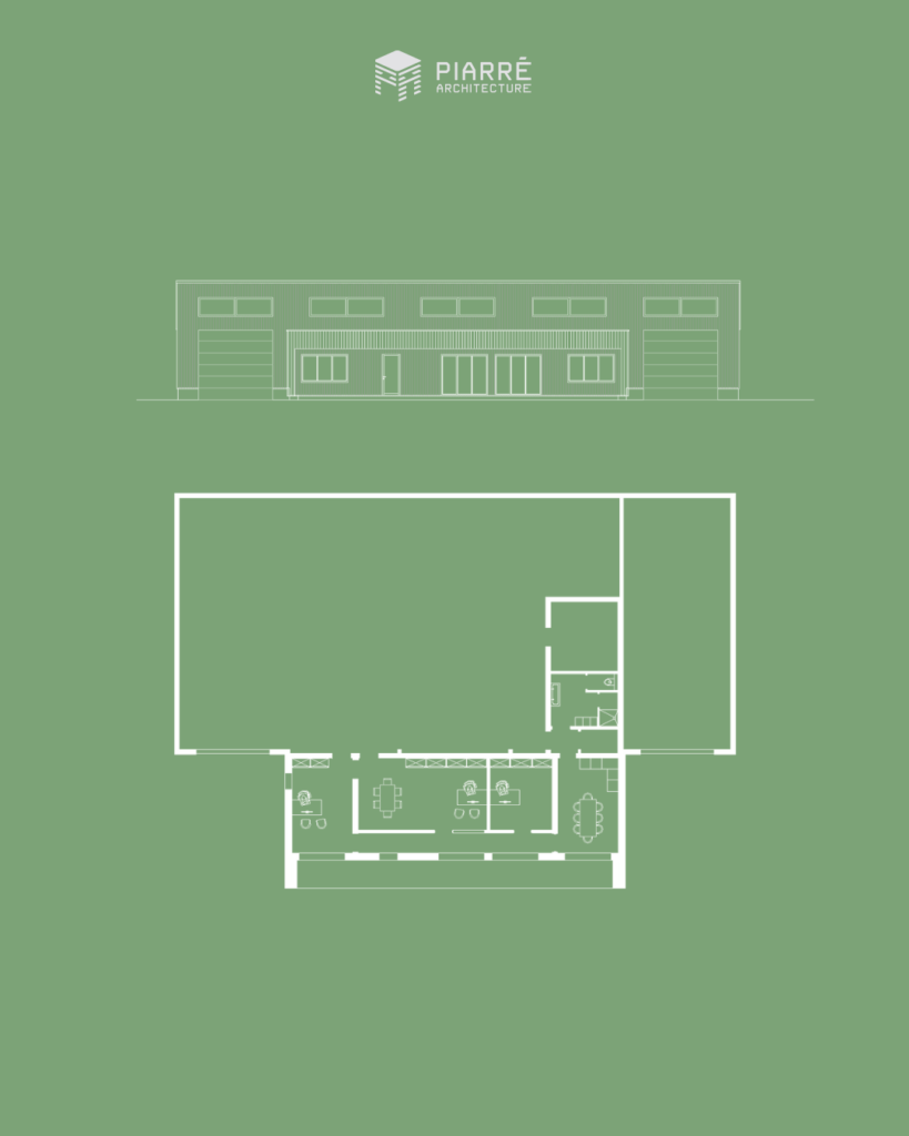 Plan Bureaux Gauvin Pont l'eveque