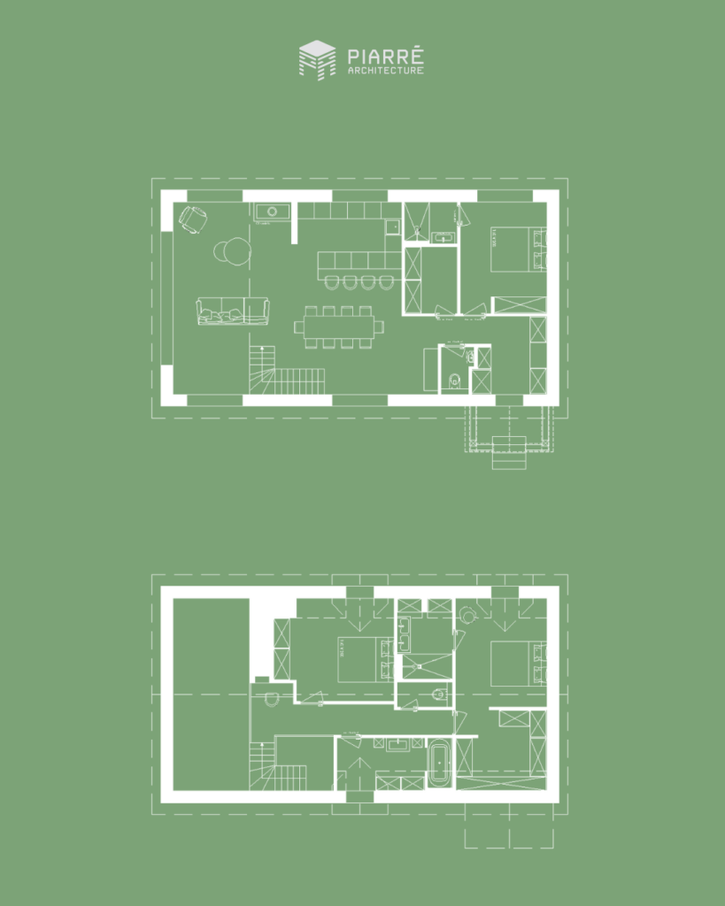 Plan 2 Loft rual pays dauge