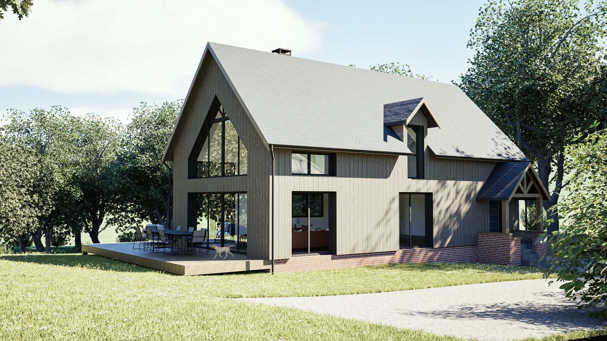 Rendu Maison rurale normande 2