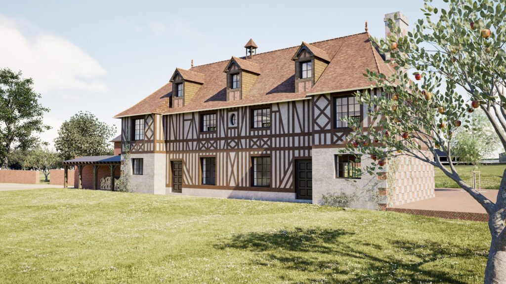 Manoir en colombage Normandie
