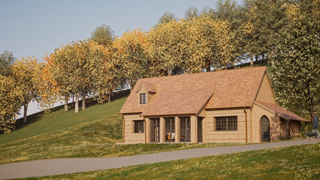 Maison normande en bois
