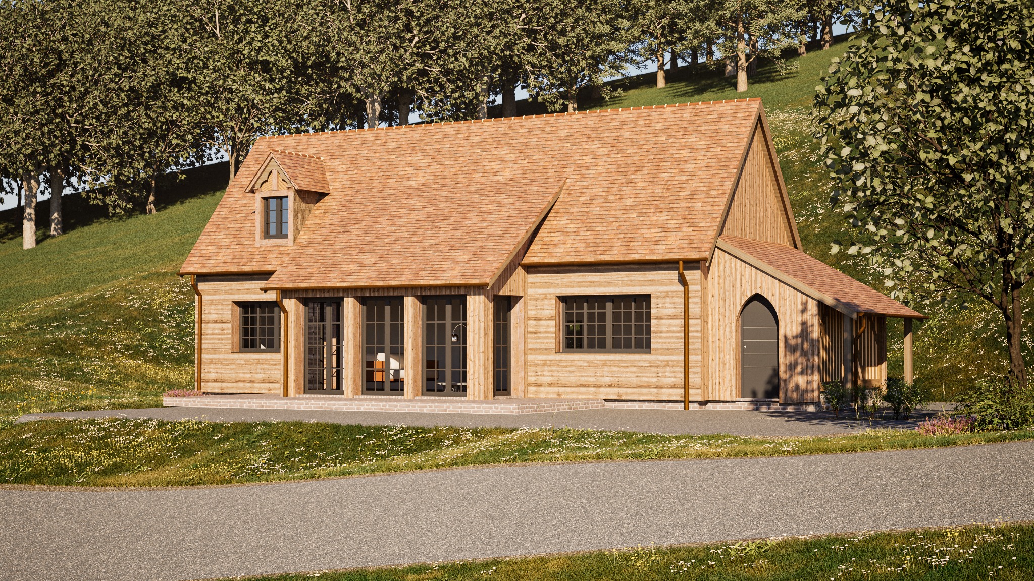 Maison en bois normande